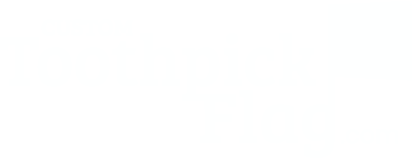 Custom Toothpick Flags logo